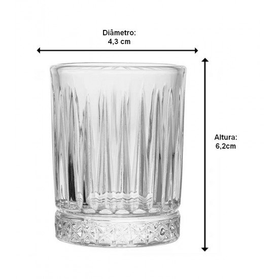 Copo Avulso 60ml Para Shot Deli Diamante Cristal Ecológico